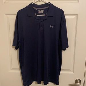 Men’s Under Armour Polo XL Navy Blue